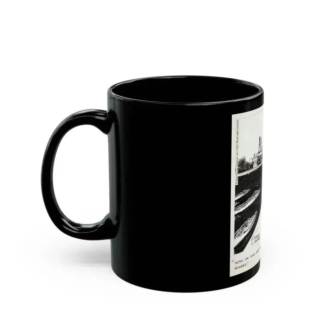 Cuties Daily Comic Strip, 1964 - Black Coffee Mug - Go Mug Yourself