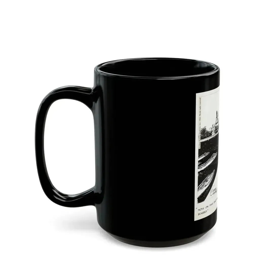 Cuties Daily Comic Strip, 1964 - Black Coffee Mug - Go Mug Yourself