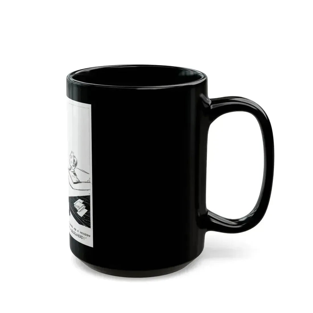 Cuties Daily Comic Strip, 1970 - Black Coffee Mug - Go Mug Yourself