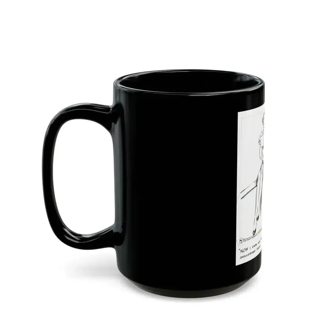 Cuties Daily Comic Strip, 1970 - Black Coffee Mug - Go Mug Yourself
