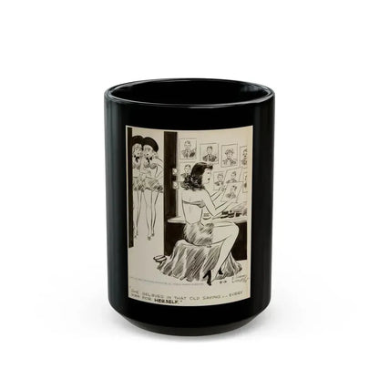 Cuties Daily Comic Strip - Black Coffee Mug 15oz - Go Mug Yourself