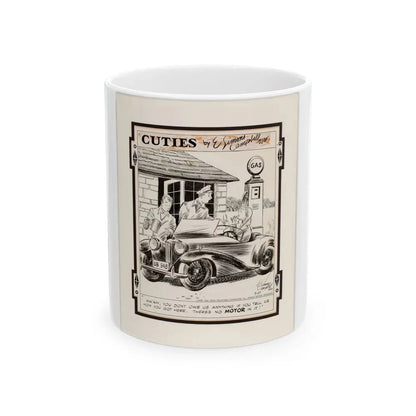 Cuties Single-Panel Comic Strip - White Coffee Mug 11oz - Go Mug Yourself