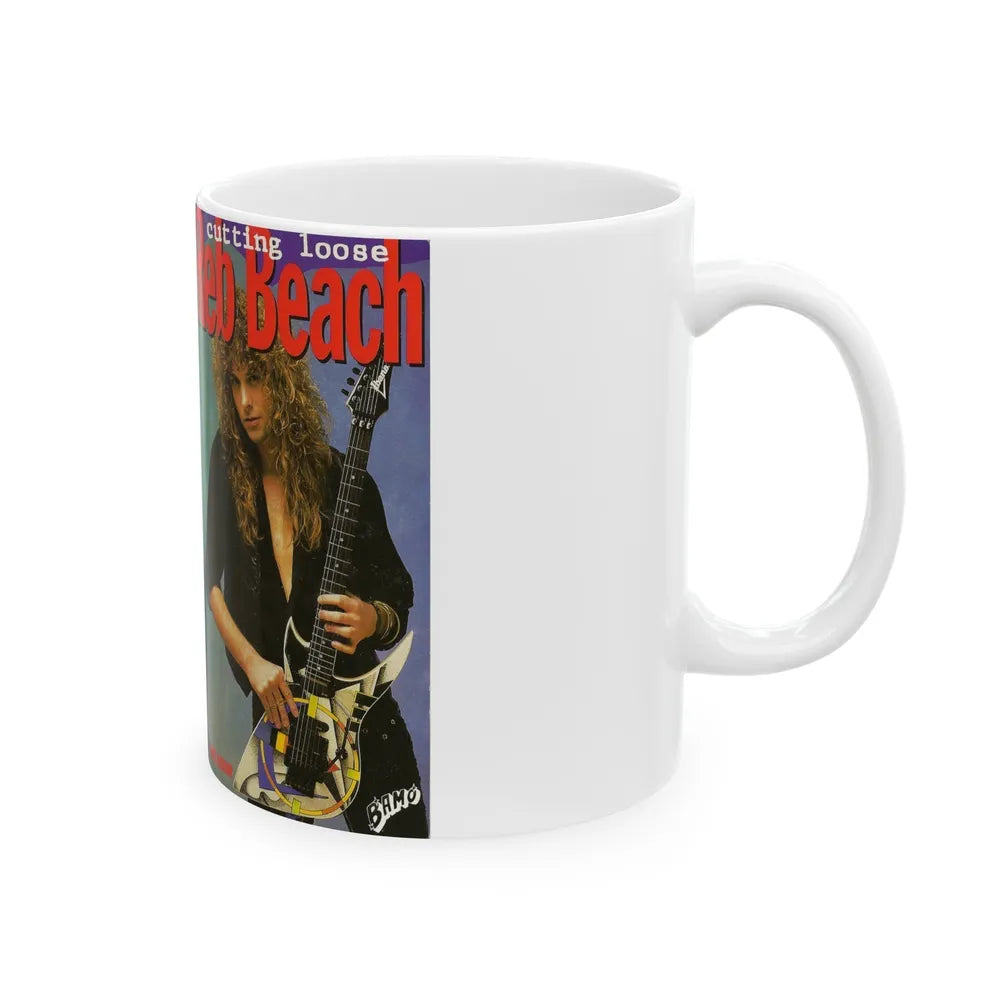 CUTTING LOOSE REB BEACH (VHS COVER) - White Coffee Mug-Go Mug Yourself