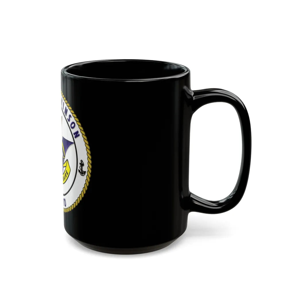 CVN 70 USS Carl Vinson 1982 (U.S. Navy) Black Coffee Mug-Go Mug Yourself