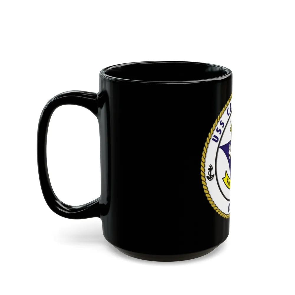 CVN 70 USS Carl Vinson 1982 (U.S. Navy) Black Coffee Mug-Go Mug Yourself