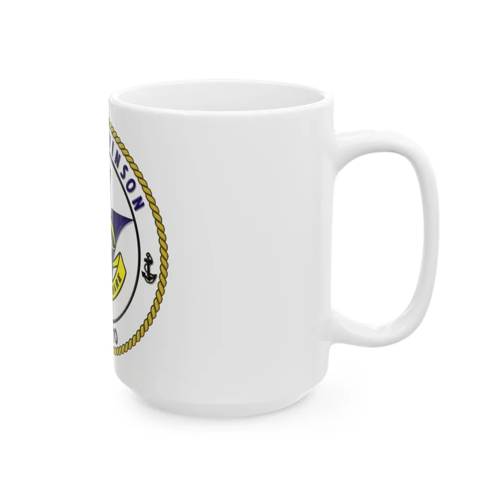 CVN 70 USS Carl Vinson 1982 (U.S. Navy) White Coffee Mug-Go Mug Yourself