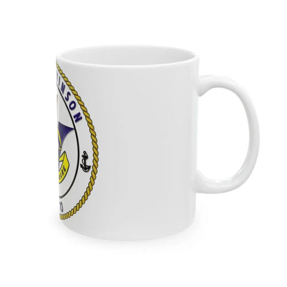 CVN 70 USS Carl Vinson 1982 (U.S. Navy) White Coffee Mug-Go Mug Yourself