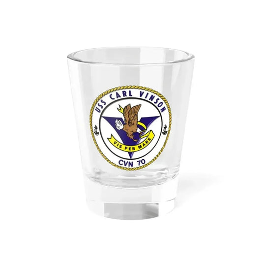CVN 70 USS Carl Vinson 1982 (U.S. Navy) Shot Glass 1.5oz 1.5oz - Go Mug Yourself