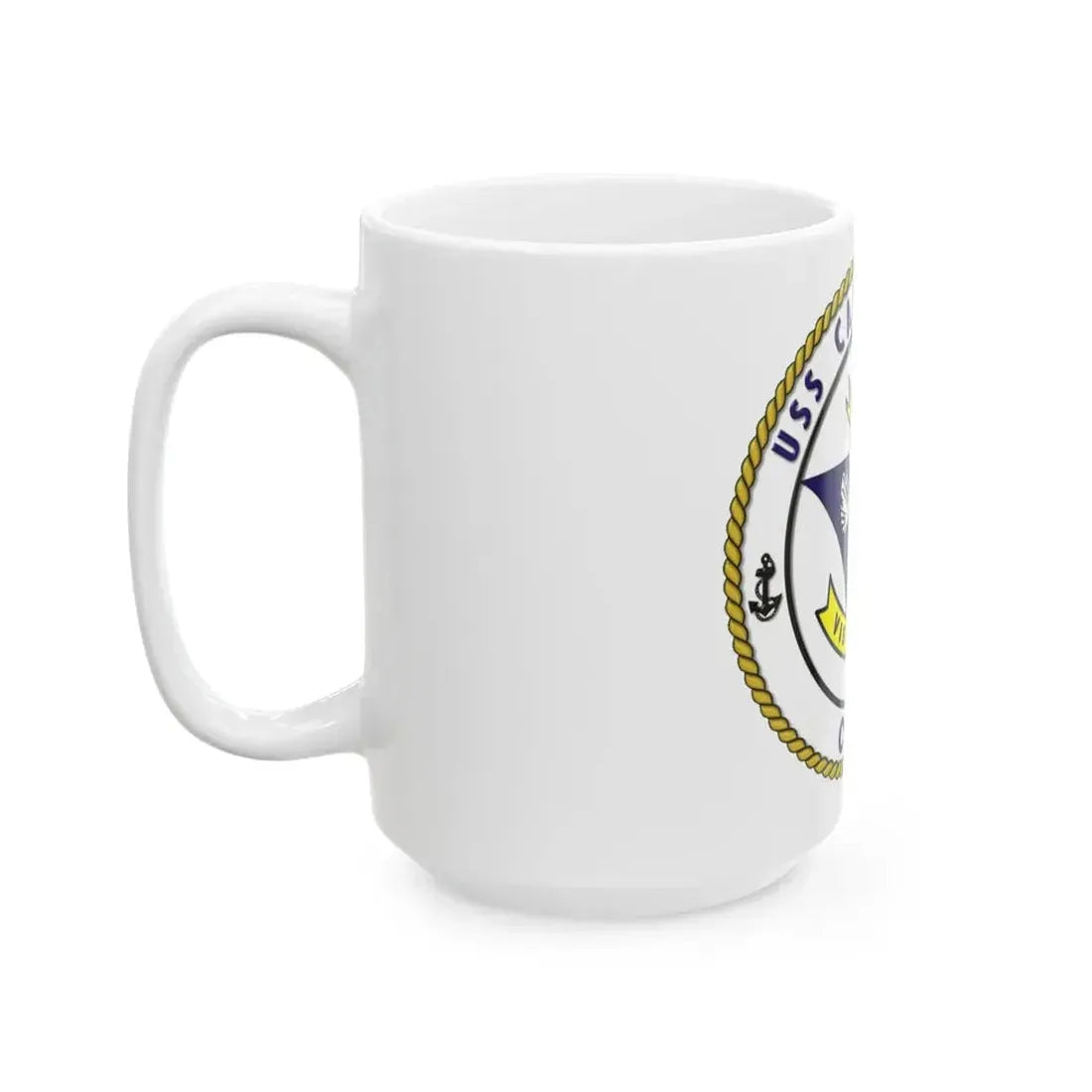 CVN 70 USS Carl Vinson 1982 (U.S. Navy) White Coffee Mug - Go Mug Yourself
