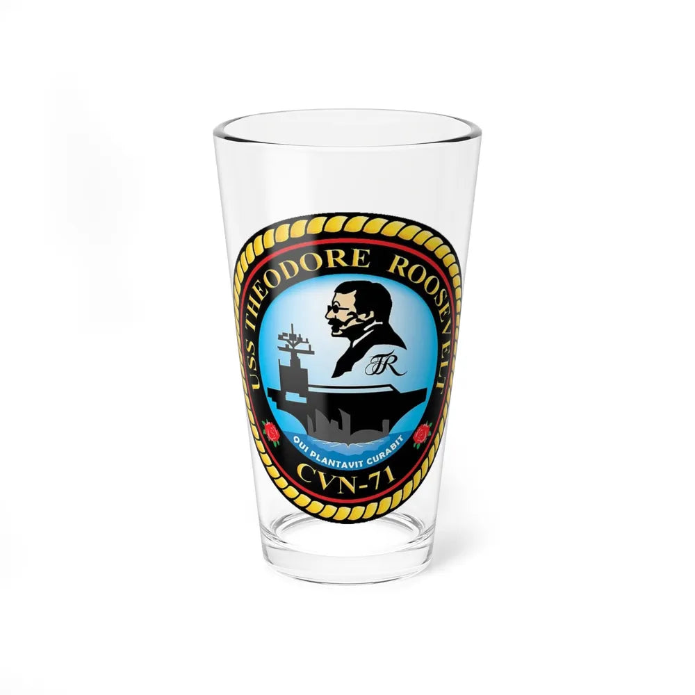 CVN 71 USS Theodore Roosevelt 1986 (U.S. Navy) Pint Glass 16oz-16oz-Go Mug Yourself