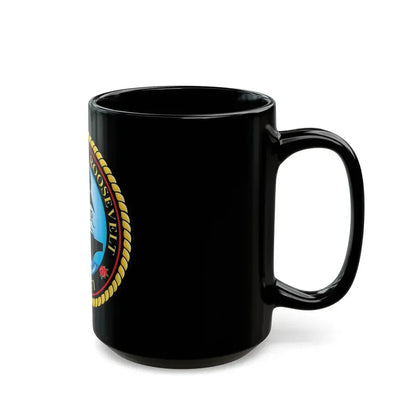 CVN 71 USS Theodore Roosevelt 1986 (U.S. Navy) Black Coffee Mug - Go Mug Yourself