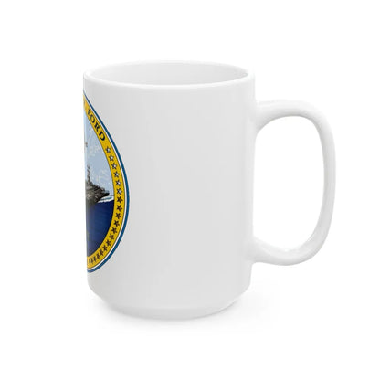 CVN 78 USS Gerald R Ford 2017 (U.S. Navy) White Coffee Mug-Go Mug Yourself