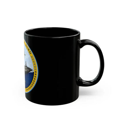 CVN 78 USS Gerald R Ford 2017 (U.S. Navy) Black Coffee Mug - Go Mug Yourself