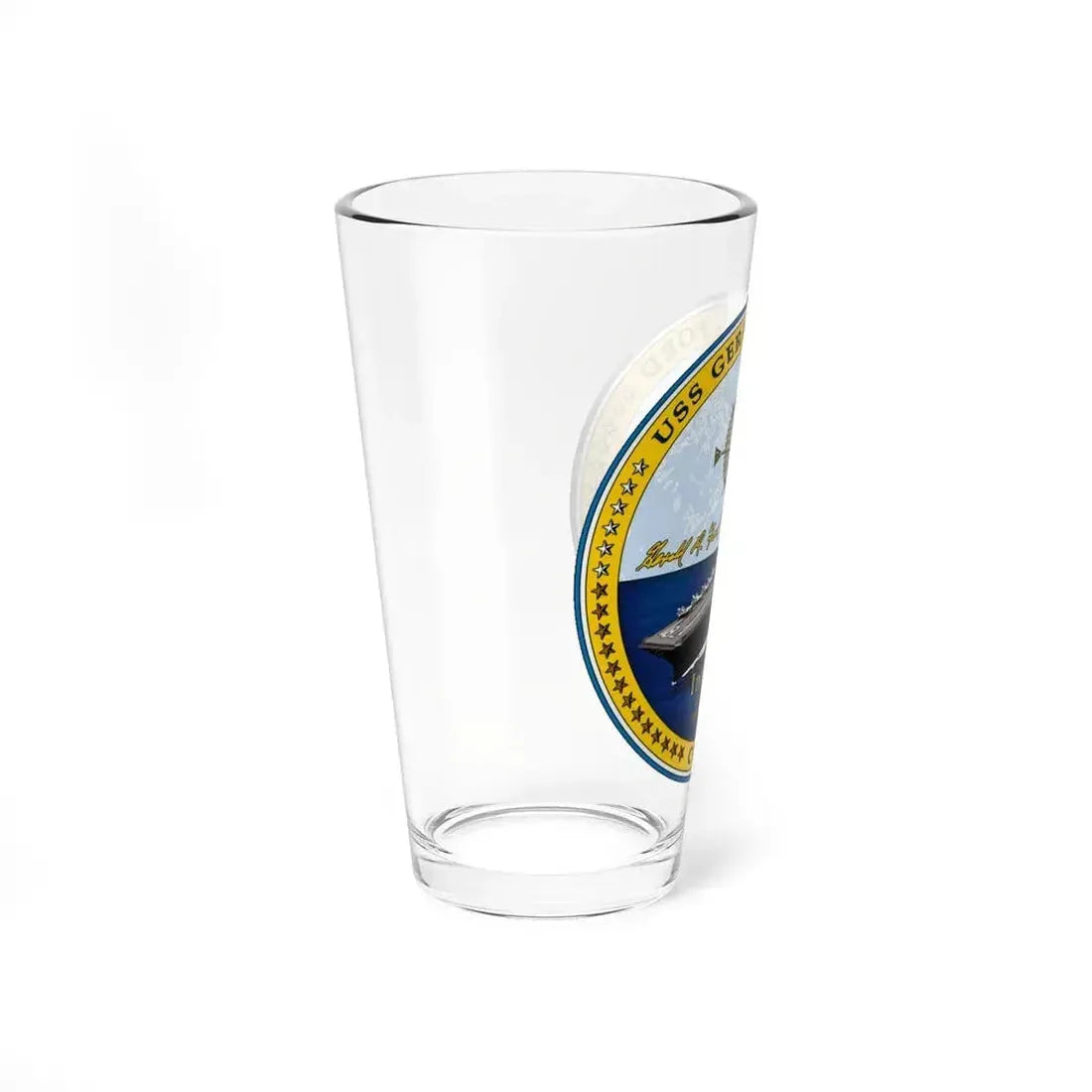 CVN 78 USS Gerald R Ford 2017 (U.S. Navy) Pint Glass 16oz - Go Mug Yourself