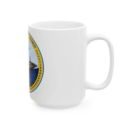 CVN 78 USS Gerald R Ford 2017 (U.S. Navy) White Coffee Mug - Go Mug Yourself