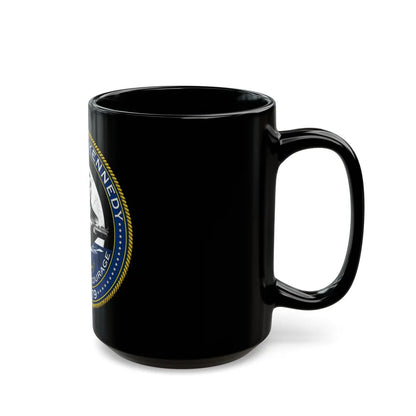 CVN 79 USS John F Kennedy (U.S. Navy) Black Coffee Mug-Go Mug Yourself