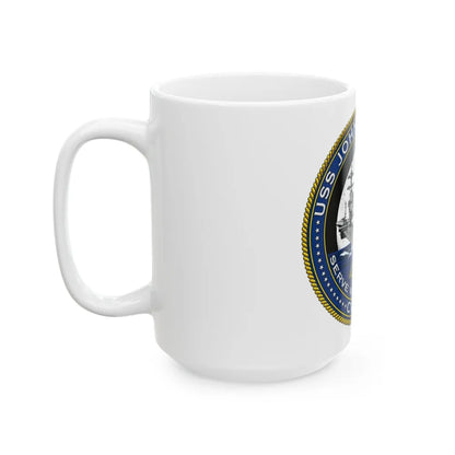 CVN 79 USS John F Kennedy (U.S. Navy) White Coffee Mug-Go Mug Yourself