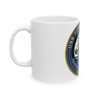 CVN 79 USS John F Kennedy (U.S. Navy) White Coffee Mug-Go Mug Yourself