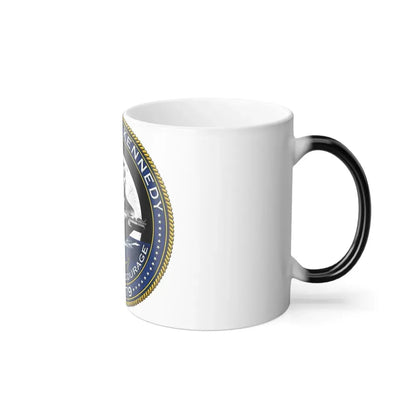 CVN 79 USS John F Kennedy (U.S. Navy) Color Changing Mug 11oz - Go Mug Yourself