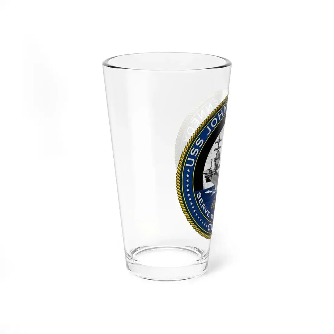 CVN 79 USS John F Kennedy (U.S. Navy) Pint Glass 16oz - Go Mug Yourself