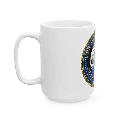 CVN 79 USS John F Kennedy (U.S. Navy) White Coffee Mug - Go Mug Yourself