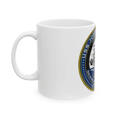 CVN 79 USS John F Kennedy (U.S. Navy) White Coffee Mug - Go Mug Yourself