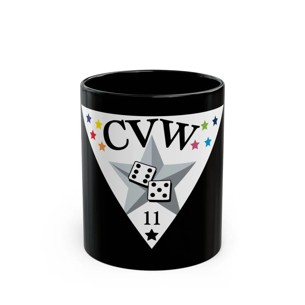 CVW 11 Carrier air wing (U.S. Navy) Black Coffee Mug-11oz-Go Mug Yourself