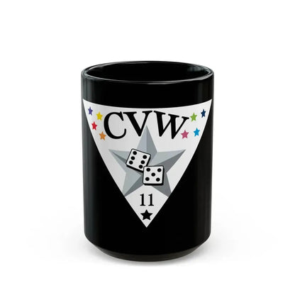 CVW 11 Carrier air wing (U.S. Navy) Black Coffee Mug 15oz - Go Mug Yourself