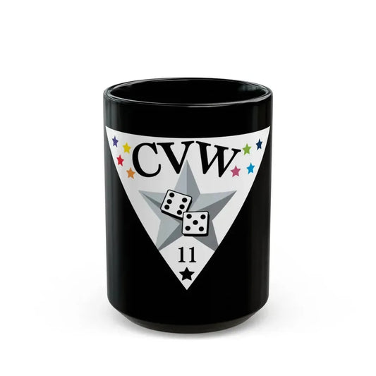 CVW 11 Carrier air wing (U.S. Navy) Black Coffee Mug 15oz - Go Mug Yourself
