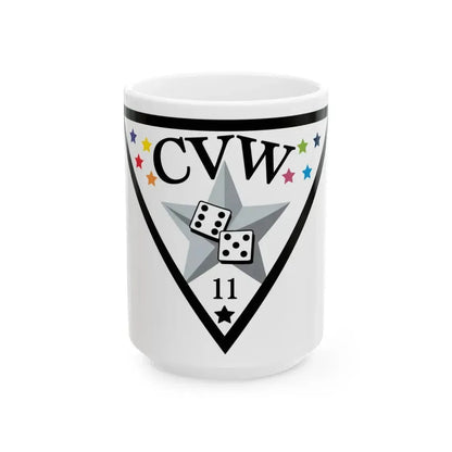 CVW 11 Carrier air wing (U.S. Navy) White Coffee Mug 15oz - Go Mug Yourself