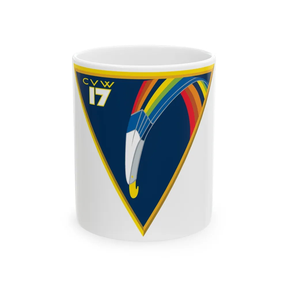 CVW 17 Carrier Air Wing (U.S. Navy) White Coffee Mug-11oz-Go Mug Yourself