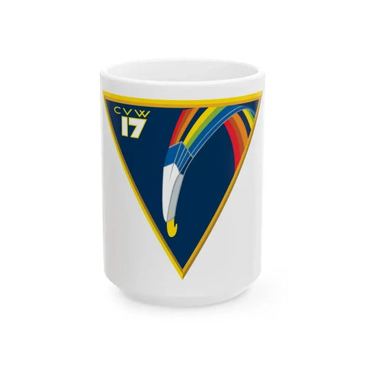 CVW 17 Carrier Air Wing (U.S. Navy) White Coffee Mug 15oz - Go Mug Yourself