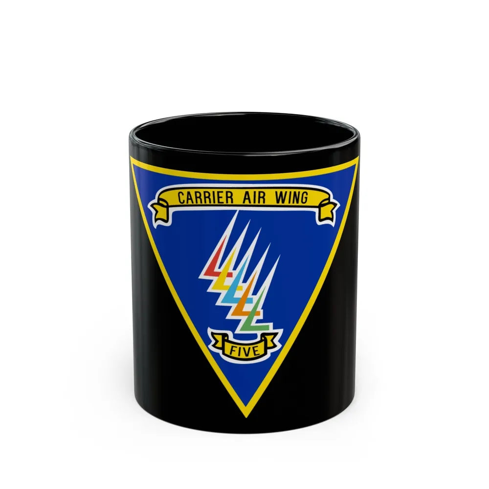 CVW 5 Carrier Air Wing (U.S. Navy) Black Coffee Mug-11oz-Go Mug Yourself