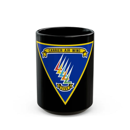 CVW 5 Carrier Air Wing (U.S. Navy) Black Coffee Mug-15oz-Go Mug Yourself