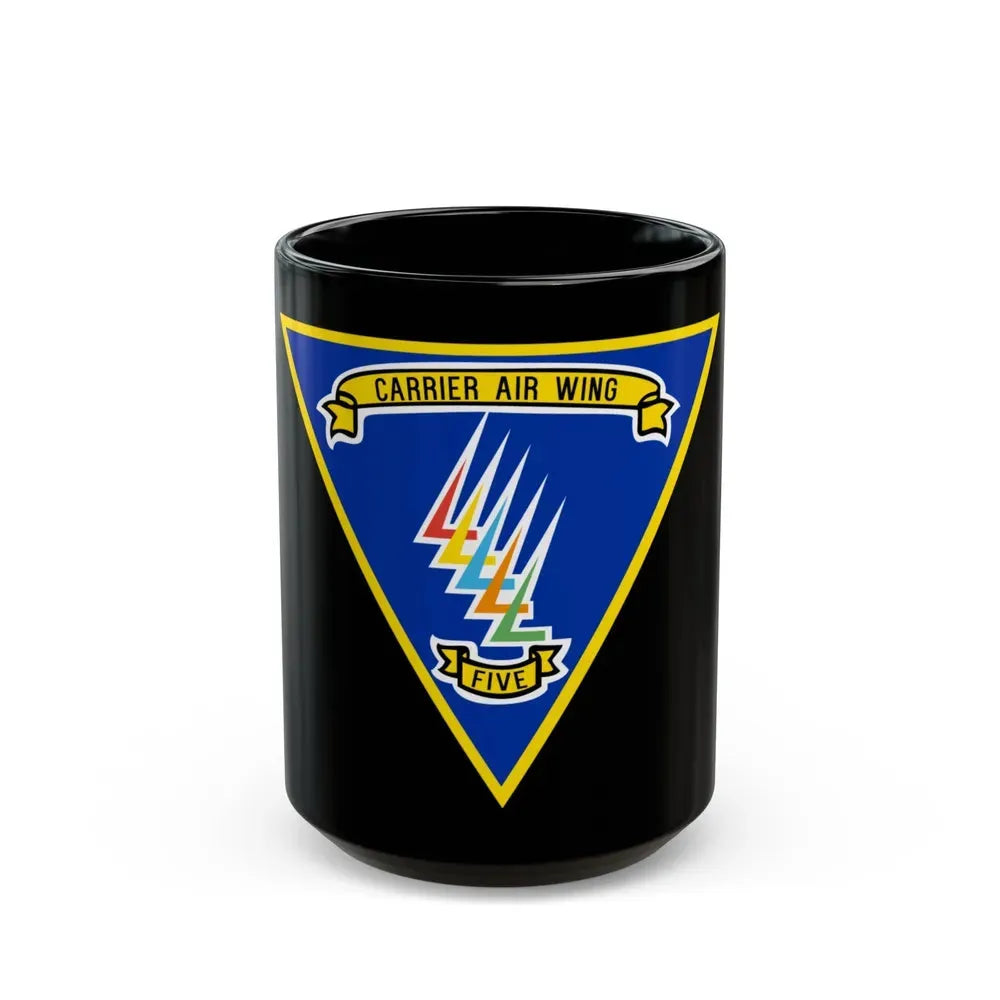 CVW 5 Carrier Air Wing (U.S. Navy) Black Coffee Mug 15oz - Go Mug Yourself