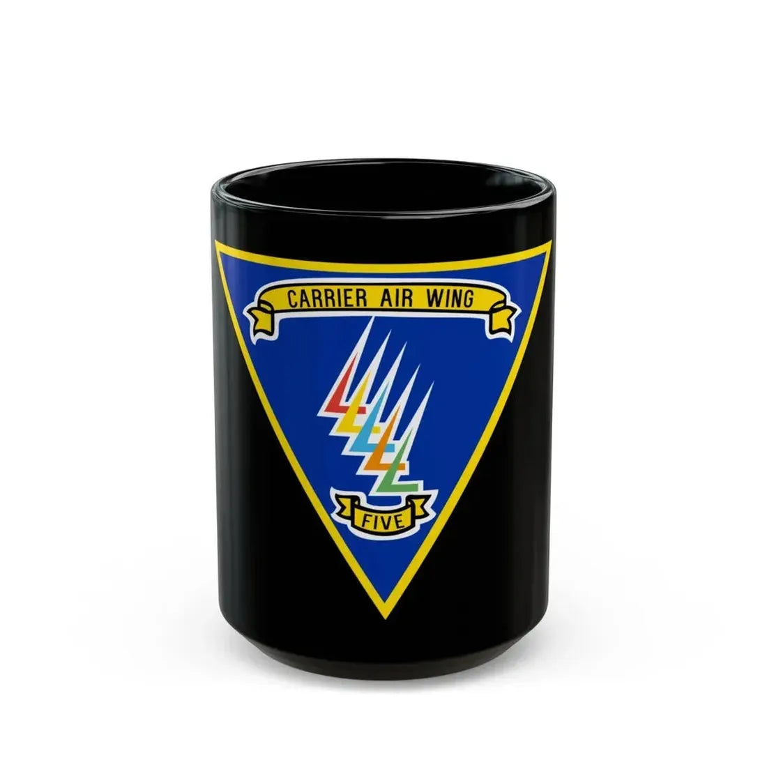 CVW 5 Carrier Air Wing (U.S. Navy) Black Coffee Mug 15oz - Go Mug Yourself