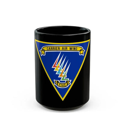 CVW 5 Carrier Air Wing (U.S. Navy) Black Coffee Mug 15oz - Go Mug Yourself