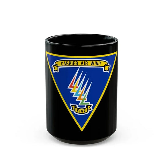 CVW 5 Carrier Air Wing (U.S. Navy) Black Coffee Mug 15oz - Go Mug Yourself