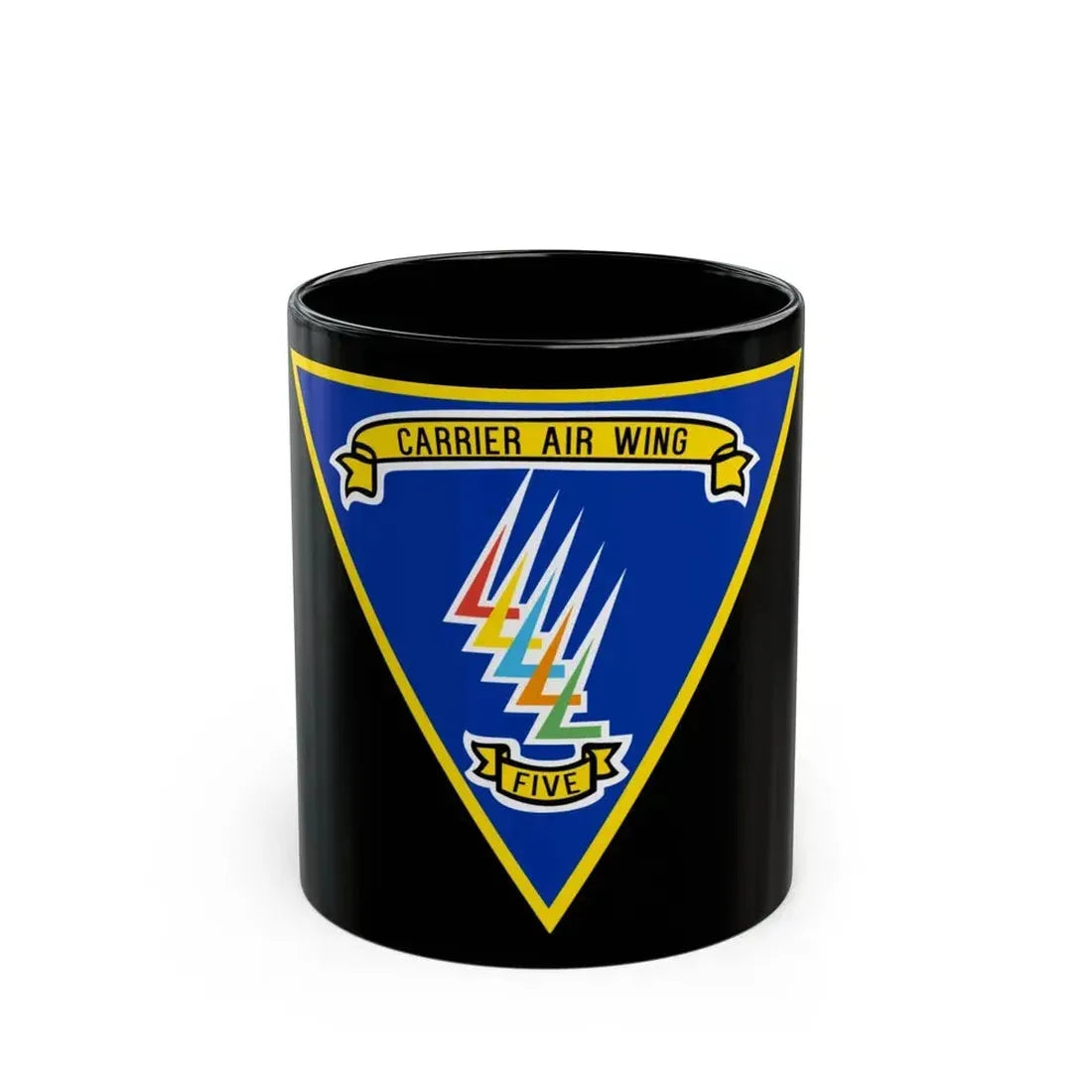 CVW 5 Carrier Air Wing (U.S. Navy) Black Coffee Mug - Go Mug Yourself