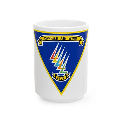 CVW 5 Carrier Air Wing (U.S. Navy) White Coffee Mug 15oz - Go Mug Yourself