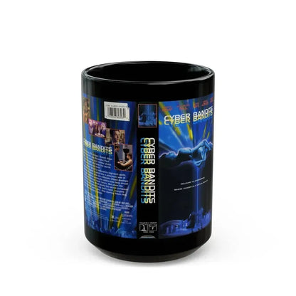 CYBER BANDITS (VHS COVER) - Black Coffee Mug 15oz - Go Mug Yourself