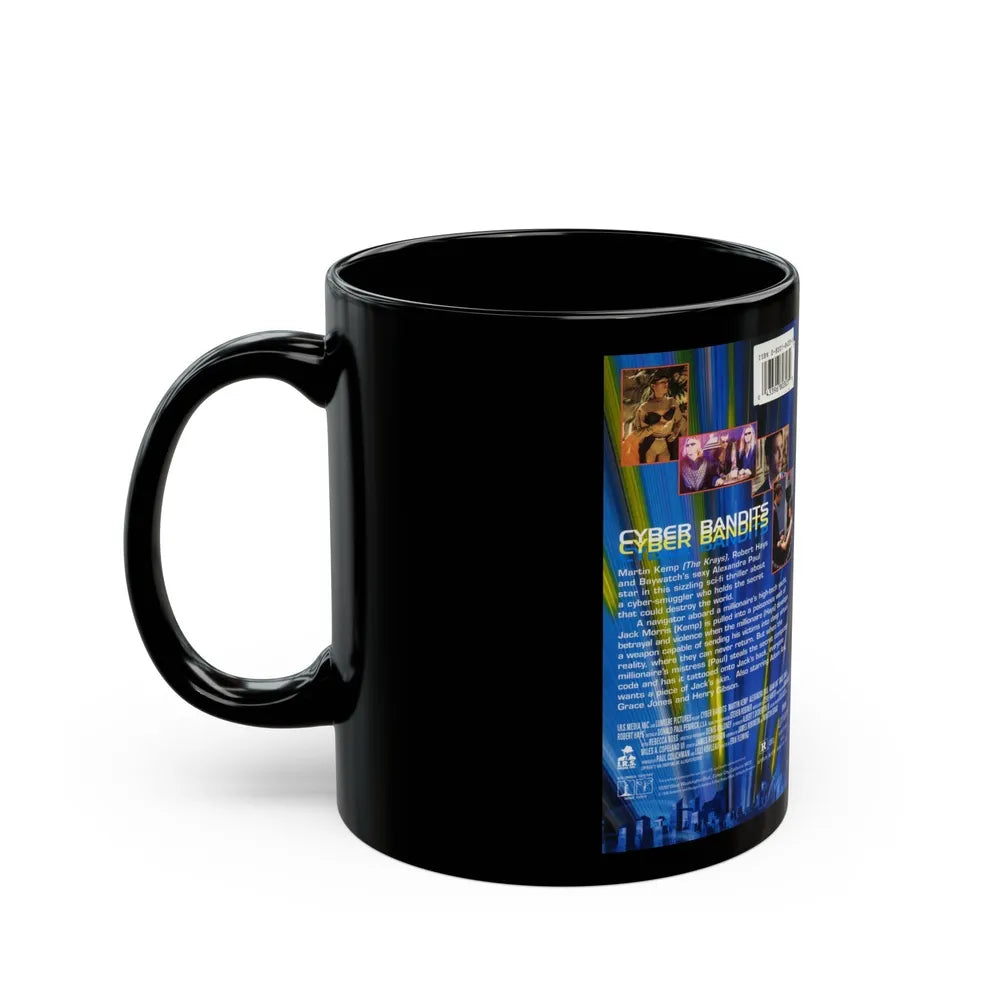 CYBER BANDITS (VHS COVER) - Black Coffee Mug-Go Mug Yourself