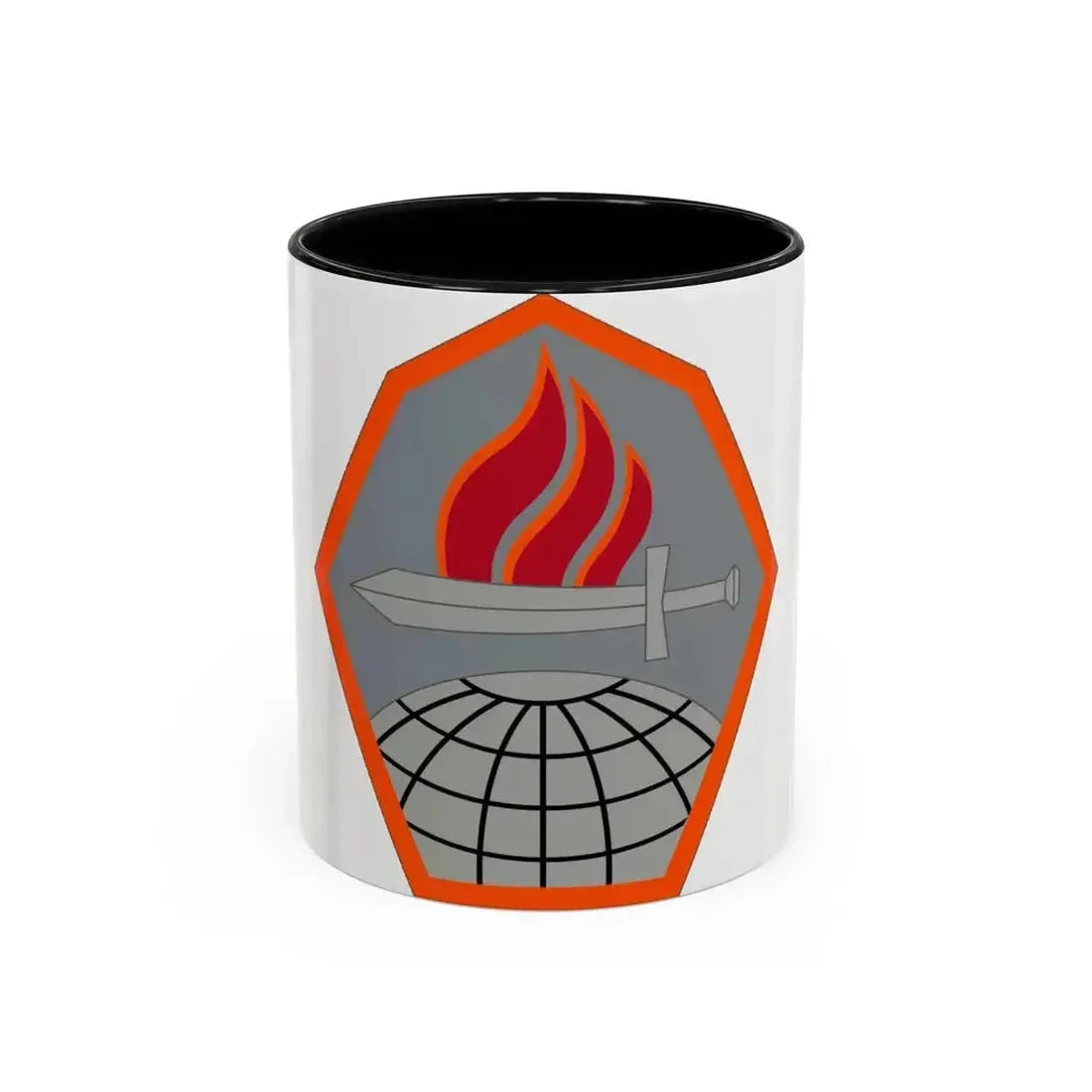 Cyber Center of Excellence (U.S. Army) Accent Coffee Mug 11oz Black - Go Mug Yourself