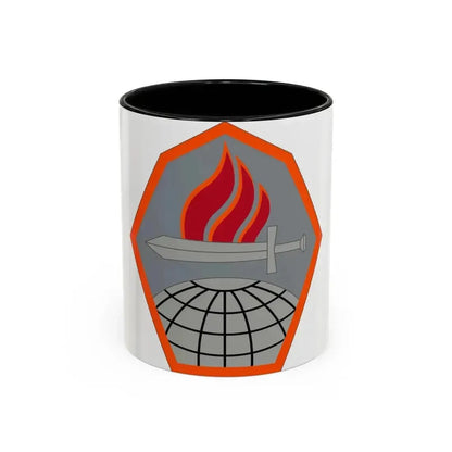 Cyber Center of Excellence (U.S. Army) Accent Coffee Mug 11oz Black - Go Mug Yourself