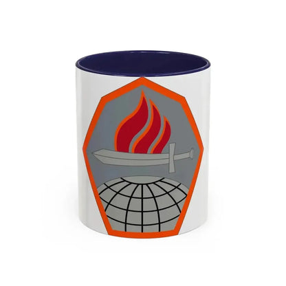 Cyber Center of Excellence (U.S. Army) Accent Coffee Mug 11oz Navy - Go Mug Yourself