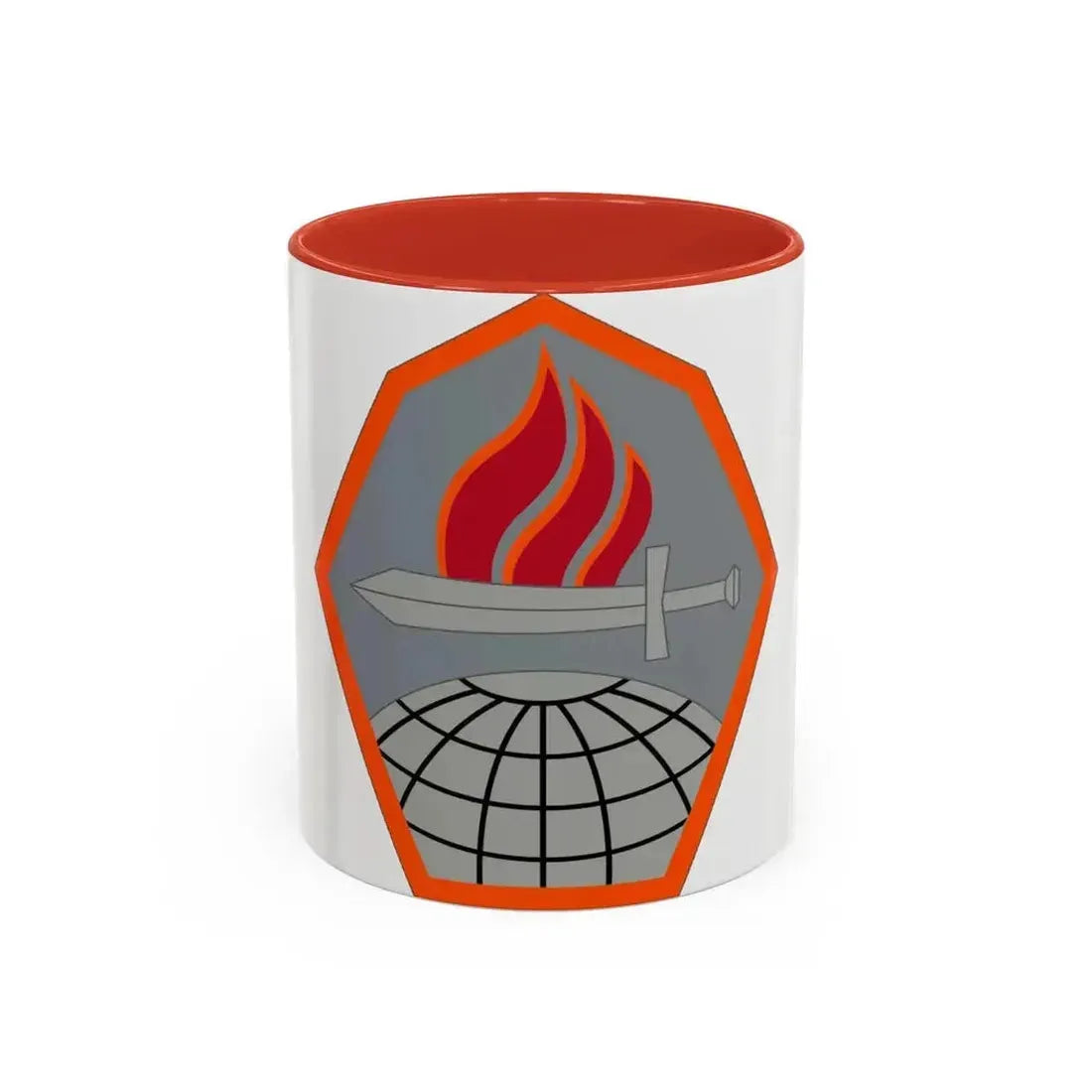 Cyber Center of Excellence (U.S. Army) Accent Coffee Mug 11oz Red - Go Mug Yourself
