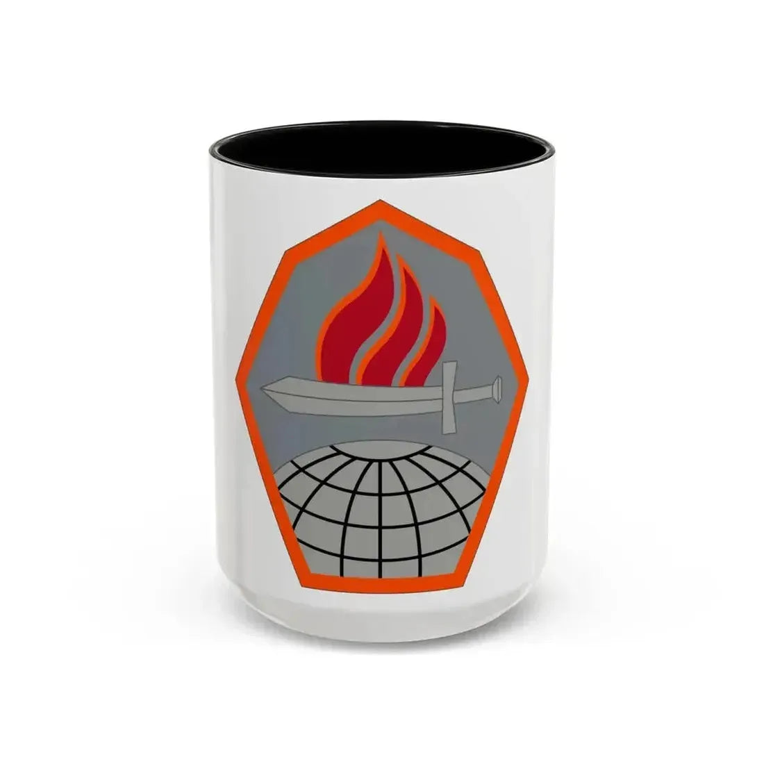 Cyber Center of Excellence (U.S. Army) Accent Coffee Mug 15oz Black - Go Mug Yourself
