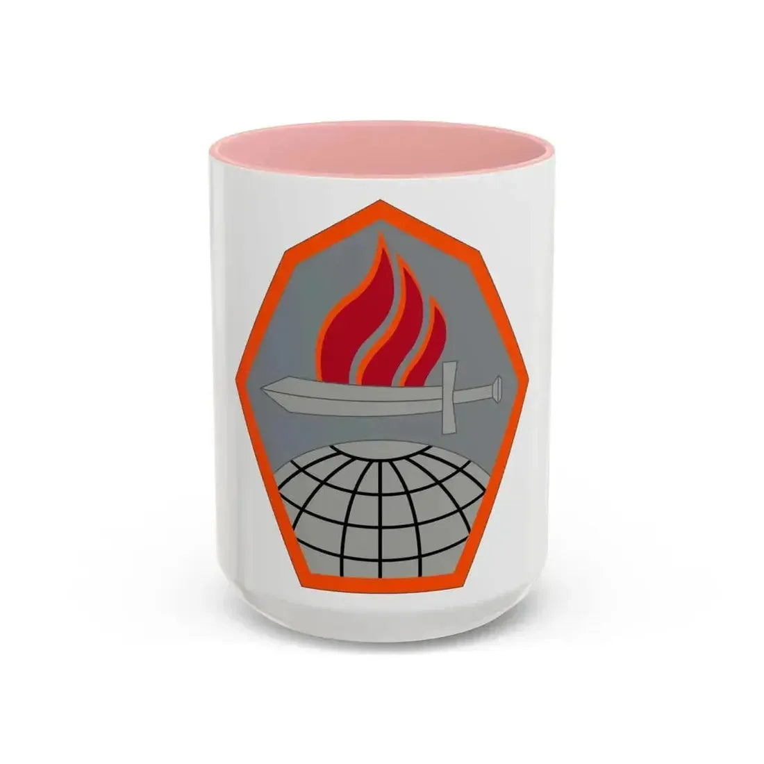 Cyber Center of Excellence (U.S. Army) Accent Coffee Mug 15oz Pink - Go Mug Yourself