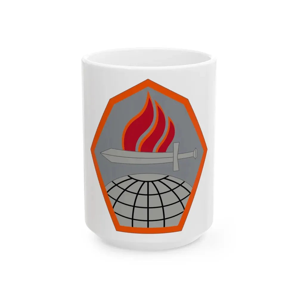 Cyber Center of Excellence (U.S. Army) White Coffee Mug 15oz - Go Mug Yourself