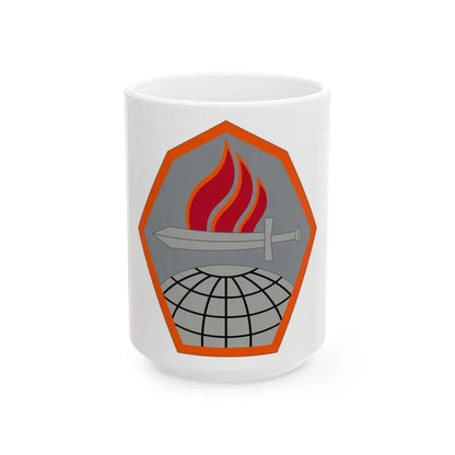 Cyber Center of Excellence (U.S. Army) White Coffee Mug 15oz - Go Mug Yourself